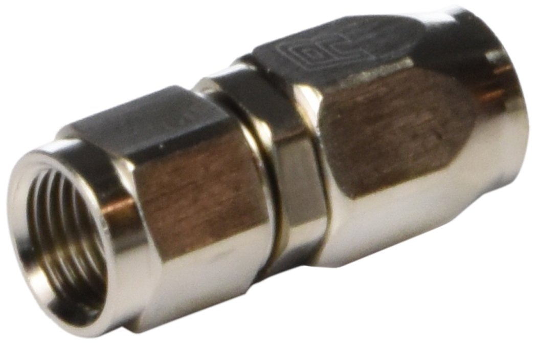 Endura Edelbrock 610021 Anodized Aluminum -6AN Straight Hose End
