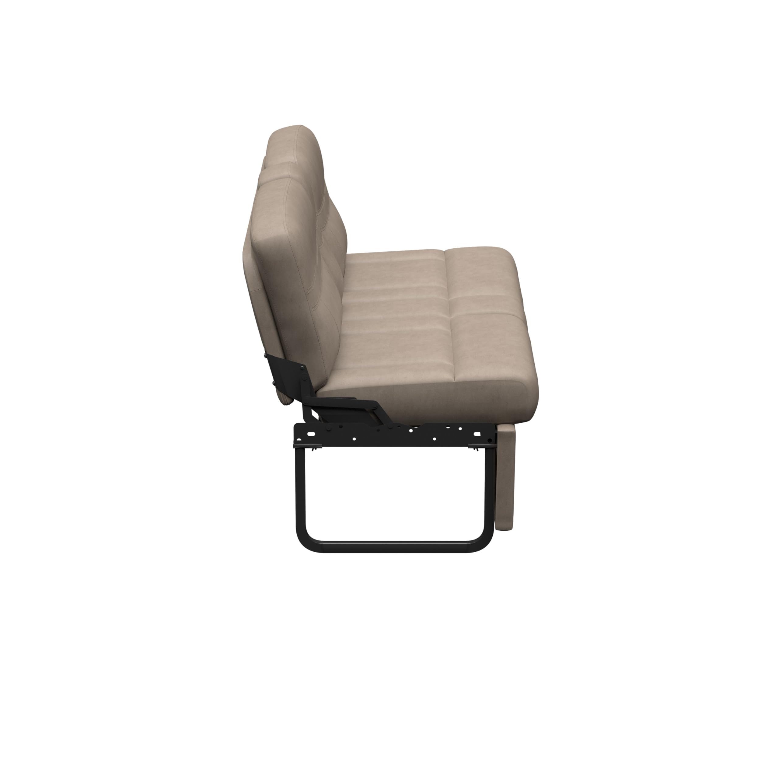 62" Thomas Payne Signature Driftwood RV Jackknife Sleeper Sofa with Matching Kickboard, Easy Transition, High-Density Foam Cushioning, Fold-Down Center, Dual Cupholders - 2024044390