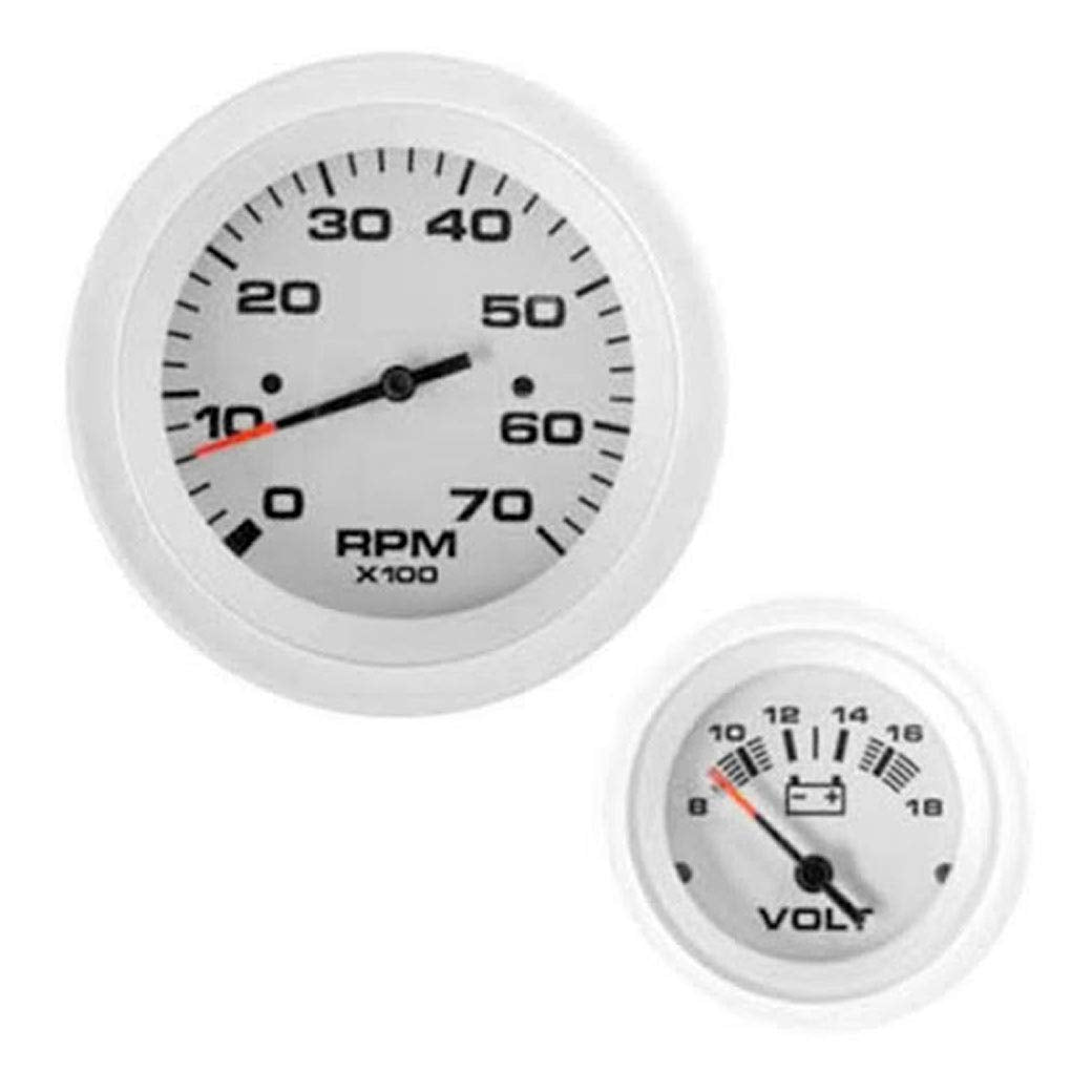 Arctic Twin Engine Add On OB 2 Gauge Set Sierra International 69723P Includes Tachometer & Voltmeter
