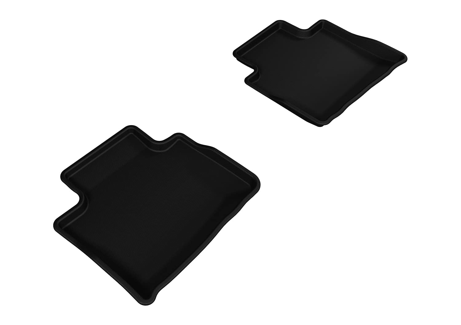 Second Row 3D MAXpider - L1CH06421509 Custom Fit All-Weather Floor Mat for Select Chevrolet SS Models - Kagu Rubber (Black)