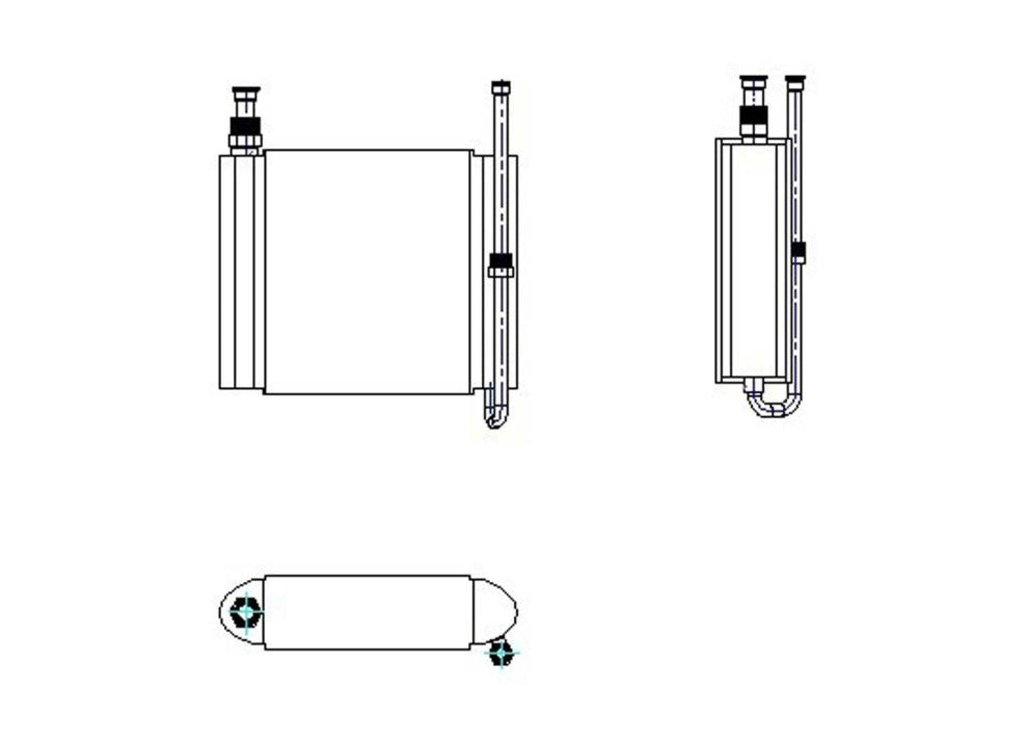 Replacement TYC 96030 Heater Core