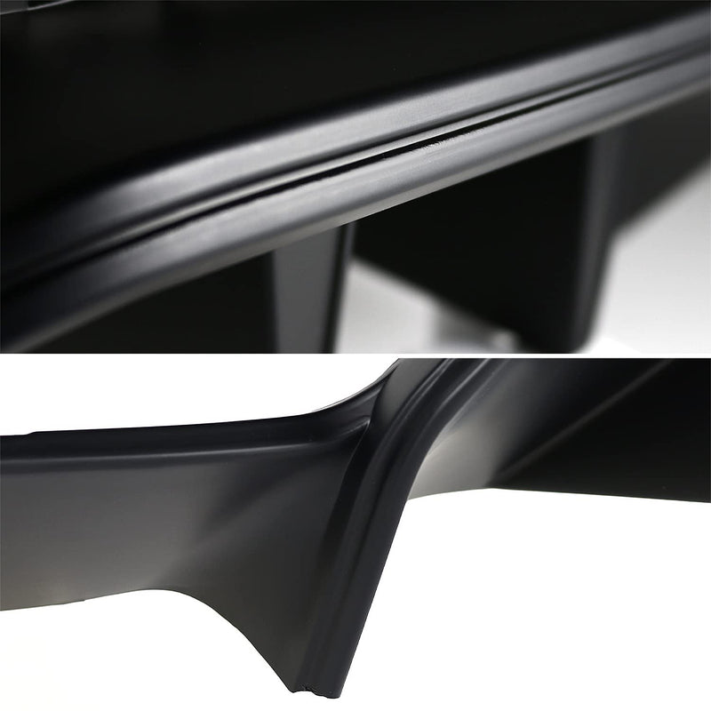 R Style Spec-D Tuning Rear Bumper Diffuser w/Side Valances Panel Compatible with 2015-2017 Ford Mustang