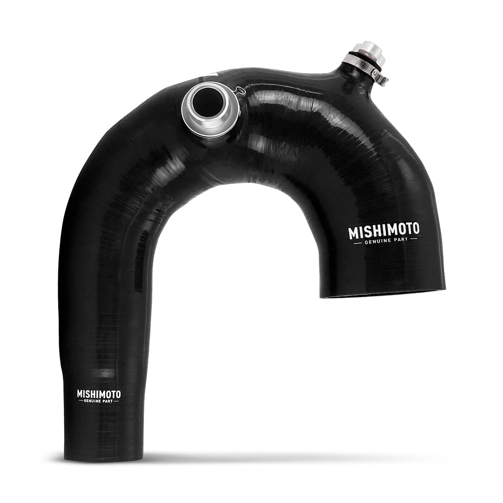 Silicone Intake J-Tube Mishimoto Compatible With Polaris RZR XP Turbo 2016+, Black
