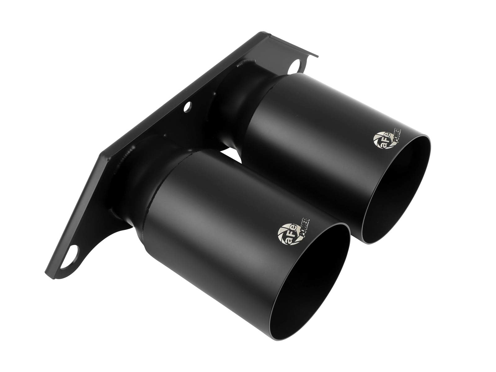 MACH Force-Xp aFe Power 49C36435-B OE Replacement Exhaust Tips for 2014-2019 Porsche 911 GT3, 4", Satin Black