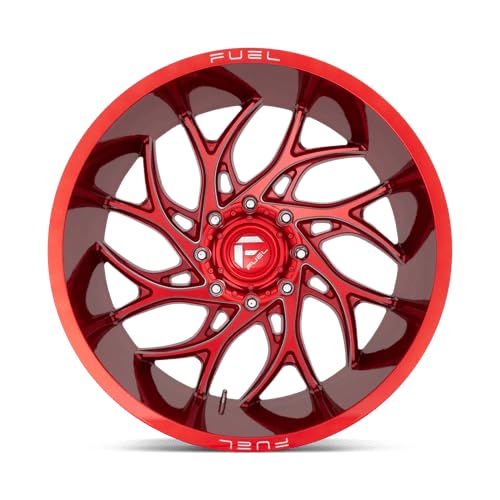 Fuel D742 1PC 24X12 8X6.5 GL-RED-MIL -44MM - D74224208247