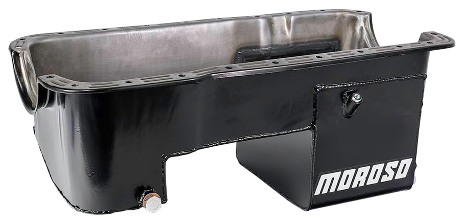 Oil Pan Moroso 20523 for Ford 351W Engines in Fox Chassis Vehicles