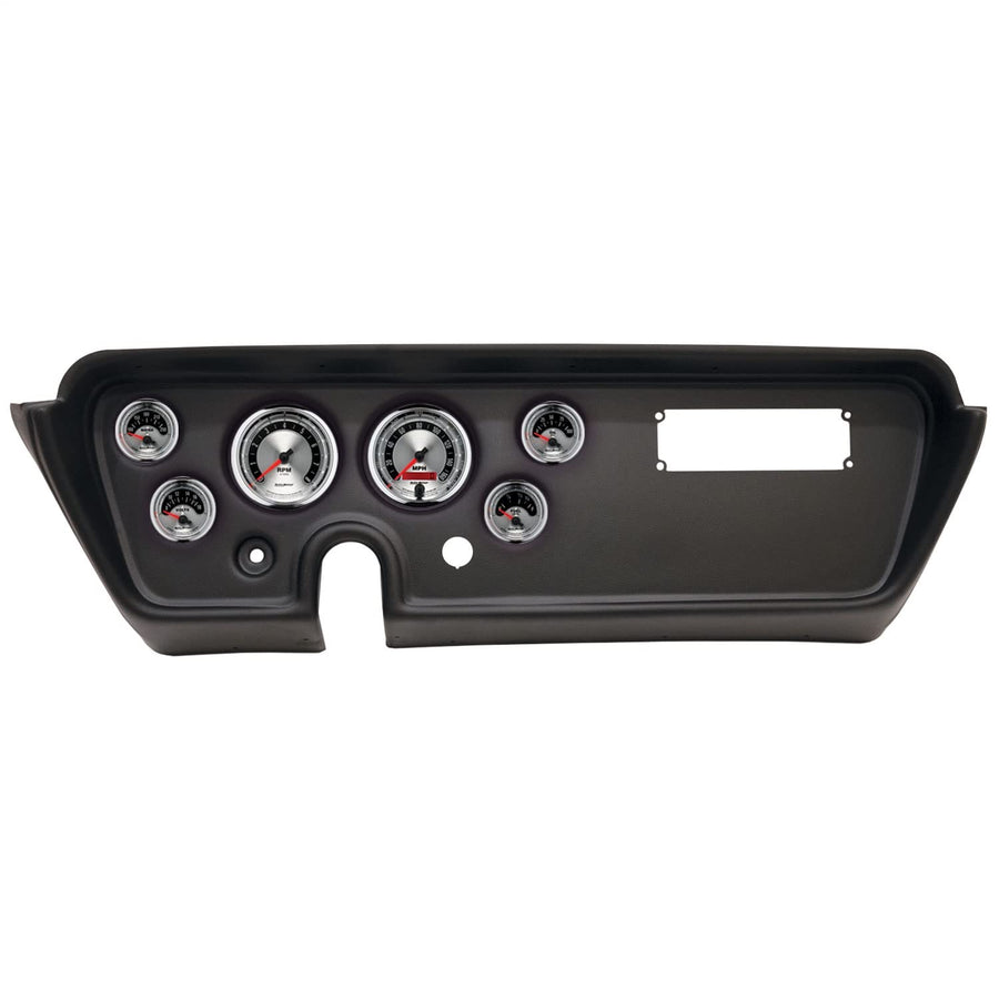 AutoMeter Dash Kit Direct Fit, (3 3/8" X2, 2 1/16" X4), Pontiac GTO/Lemans 67, American Muscle (2113-01)
