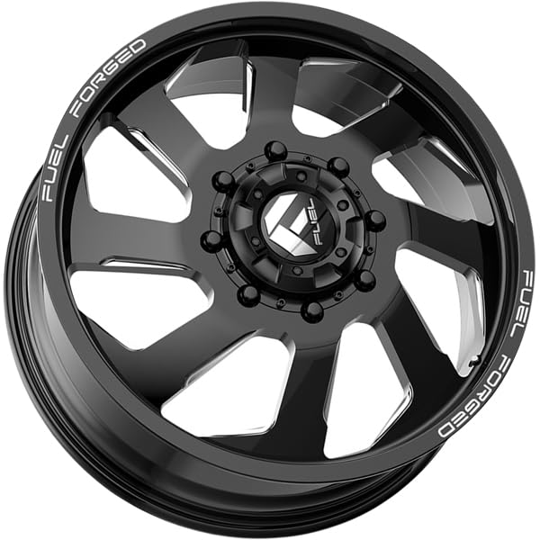 FUEL OFF-ROAD DD39 20X8.25, FF39D, 8X200, 8.76, 105mm GLOSS BLACK MILLED - DE39208292R