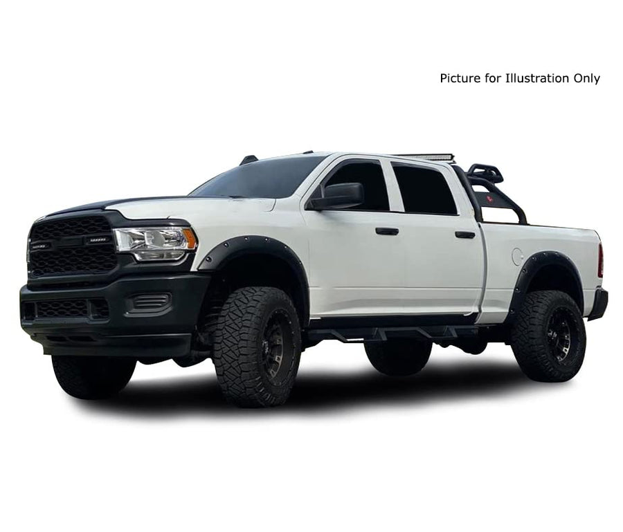 Atlas Roll Bar Black W/40 LED Light Bar Compatible with (GMC-Ford-Dodge) Black Horse - RB-BA1B-KIT