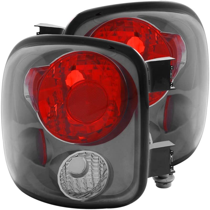Chrome Euro Tail Light Set-Smoke Lens ANZO USA 211162