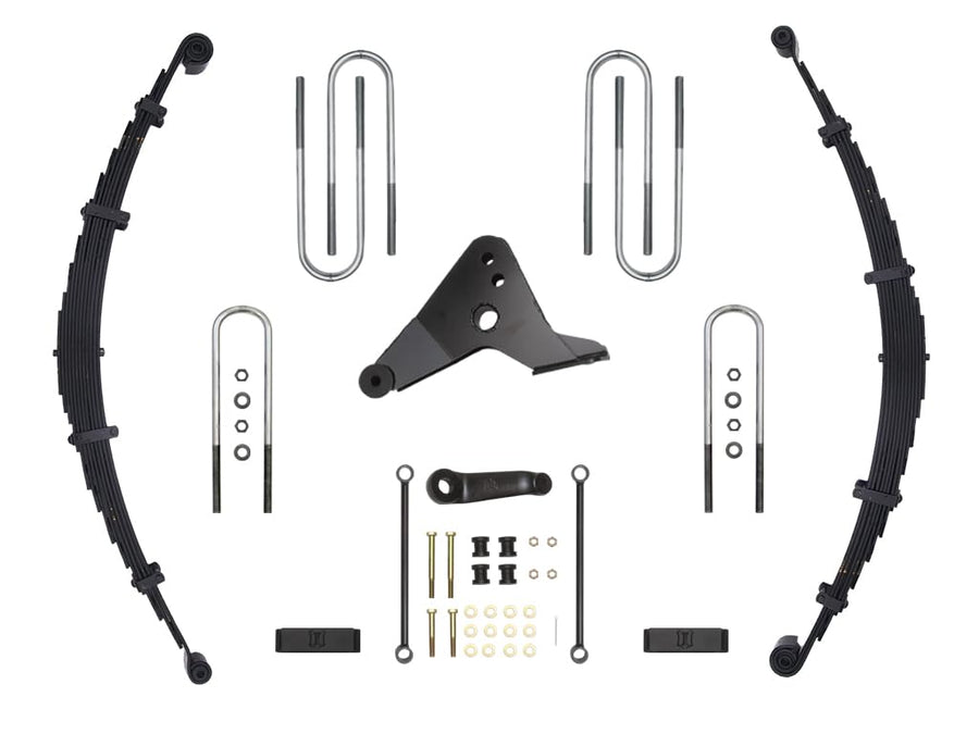 4" Lift Suspension System, ICON, Leaf Spring & Block, Compatible with 2000-04 Ford F250/F350, K34500-99