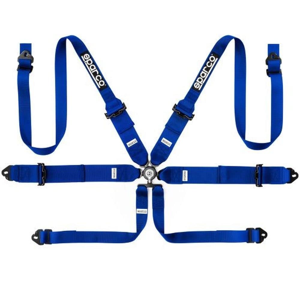 6 Points SPARCO Harness Blue S04818RH1AZ
