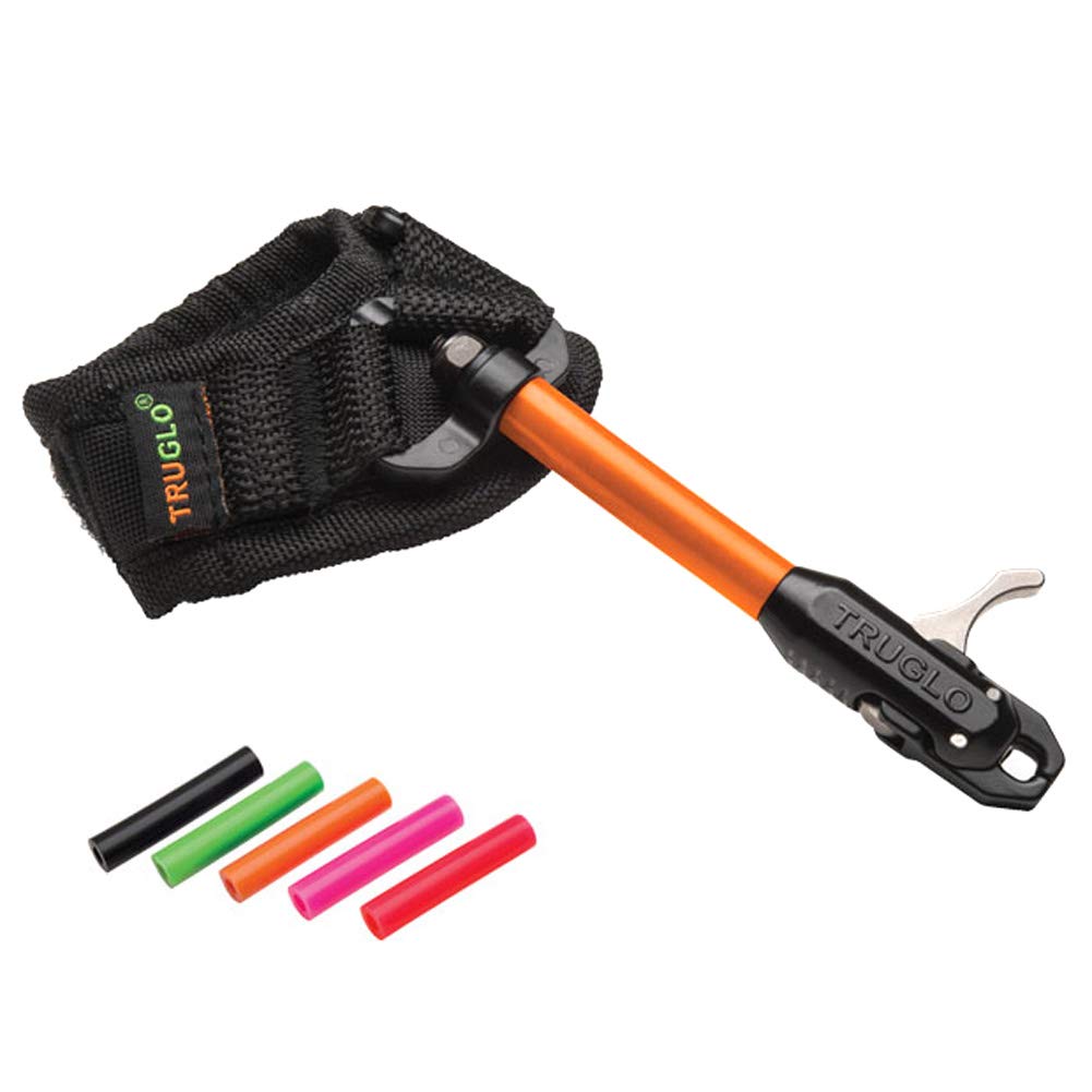 Dual-Jaw TRUGLO SPEED-SHOT XS Archery Release, Black Leather Strap, Standard