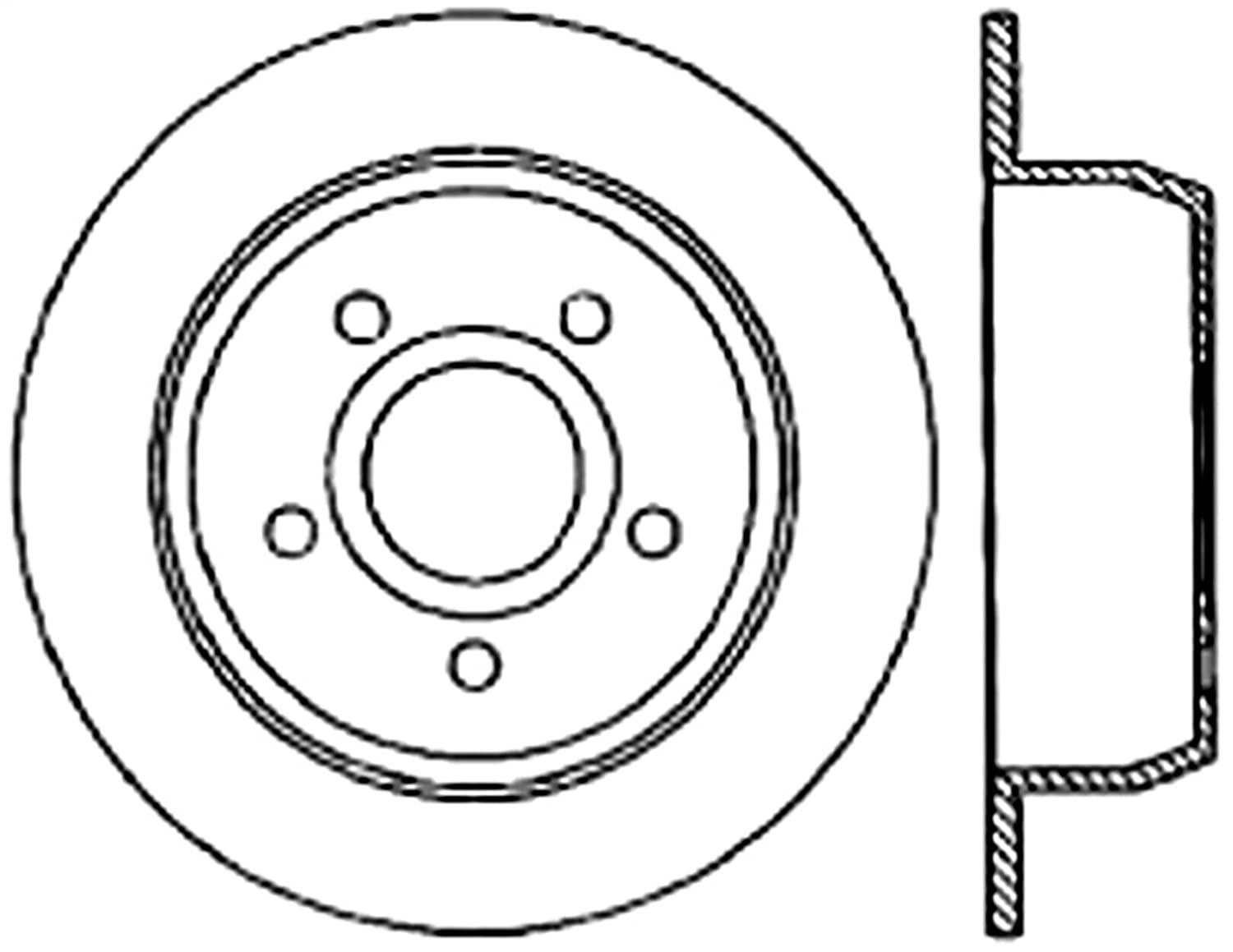 Brake Rotor StopTech (128.67043CL)