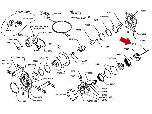 Drive WARN 37188 Shaft