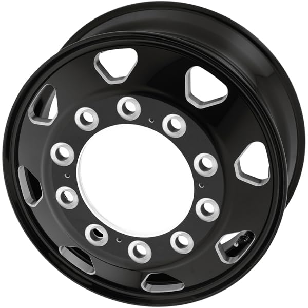OCTANE ATX AO401 S-BLK Mill Wheel with Aluminum (24.5 x 8.25 inches /10 x 285 mm, 144 mm Offset)