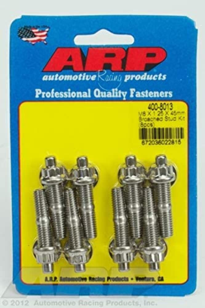 M8 x 1.25 x 45mm ARP (400-8013) Broached 8 Piece Stud Kit