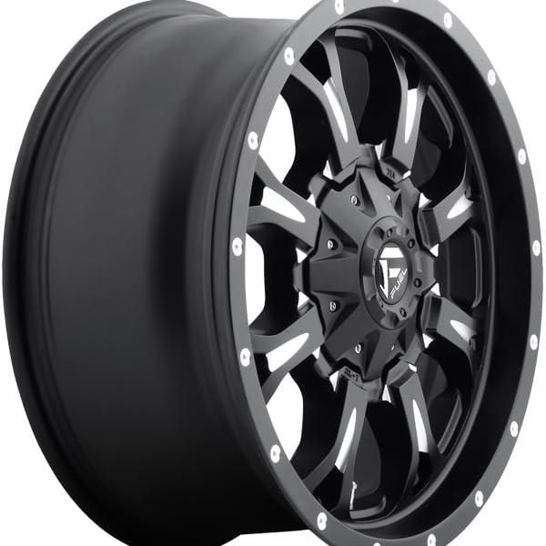 Fuel Offroad D517 Black Krank Wheel with Painted and tpms (20 x 10. inches /5 x 150 mm, -12 mm Offset)