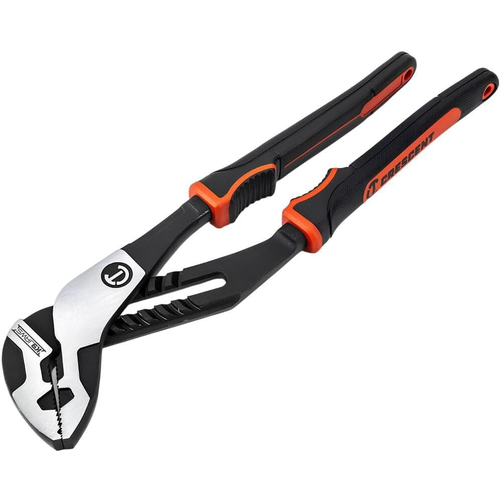 CRESCENT - 12" Plier, Straight Jaw, T&G, Cushion Grip (RTZ212CG)