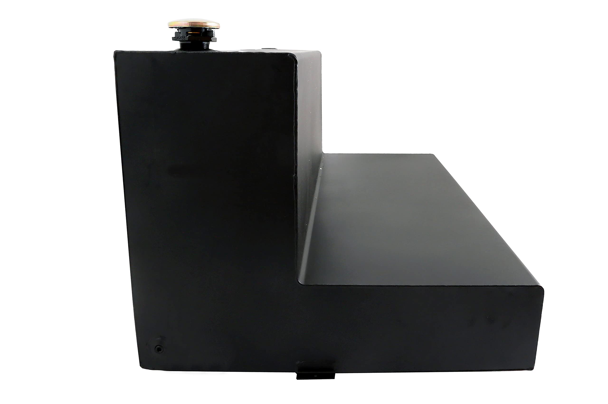 L-Shape Dee Zee DZ92756SB Transfer Tank (111 gallon) - Black Steel