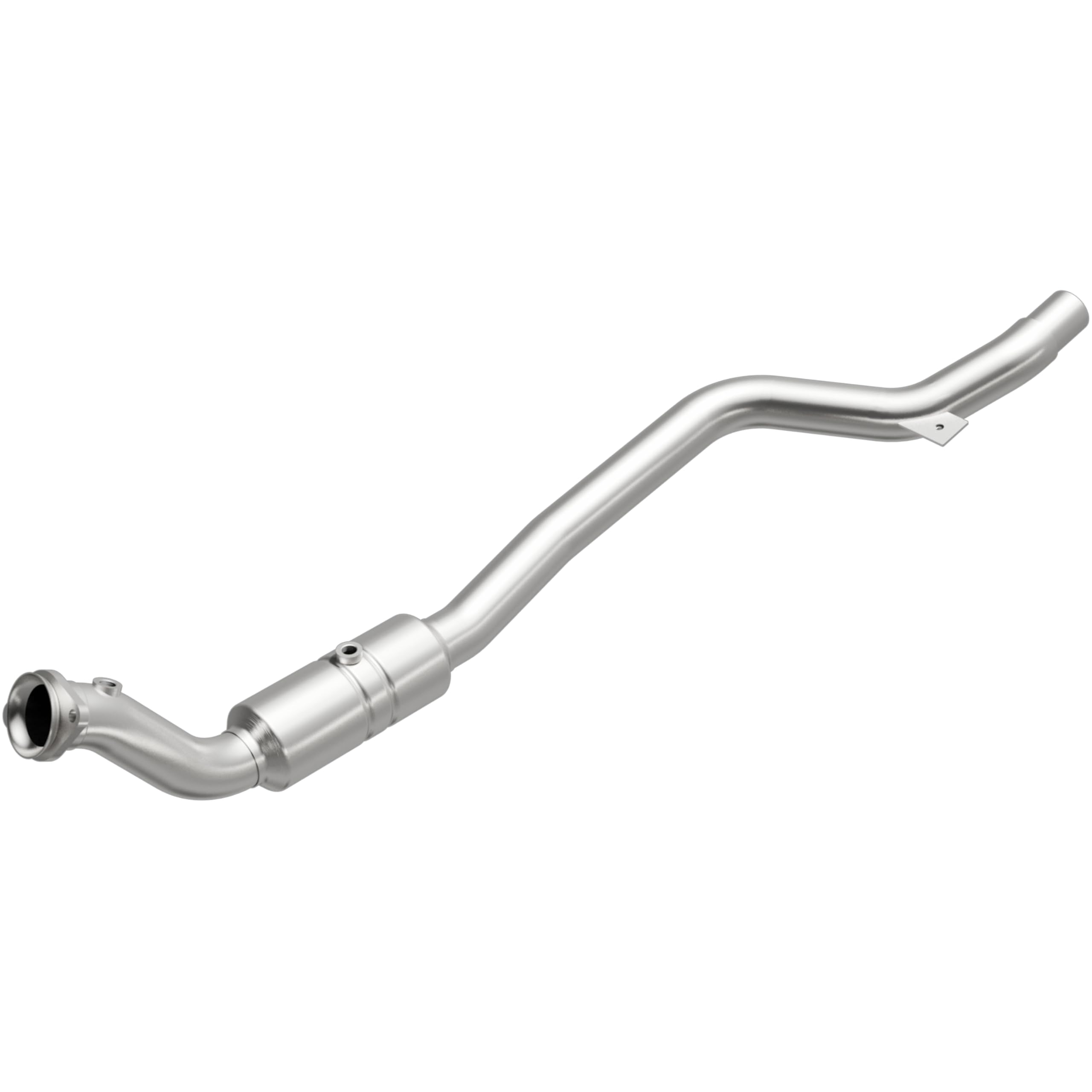 OEM Grade MagnaFlow Direct-Fit Catalytic Converter Federal/EPA Compliant 52100 - Stainless Steel 2.5in Main Piping, 52.125in Overall Length, Pre-Converter and Midbed O2 Sensor - Replacement OEM