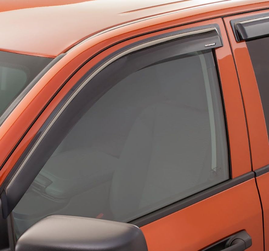 Outside Mount Ventvisors - Tape-Onz | Stampede Products | Fits 2005 - 2015 Nissan Armada, Smoke | 4 pcs., 6414-2