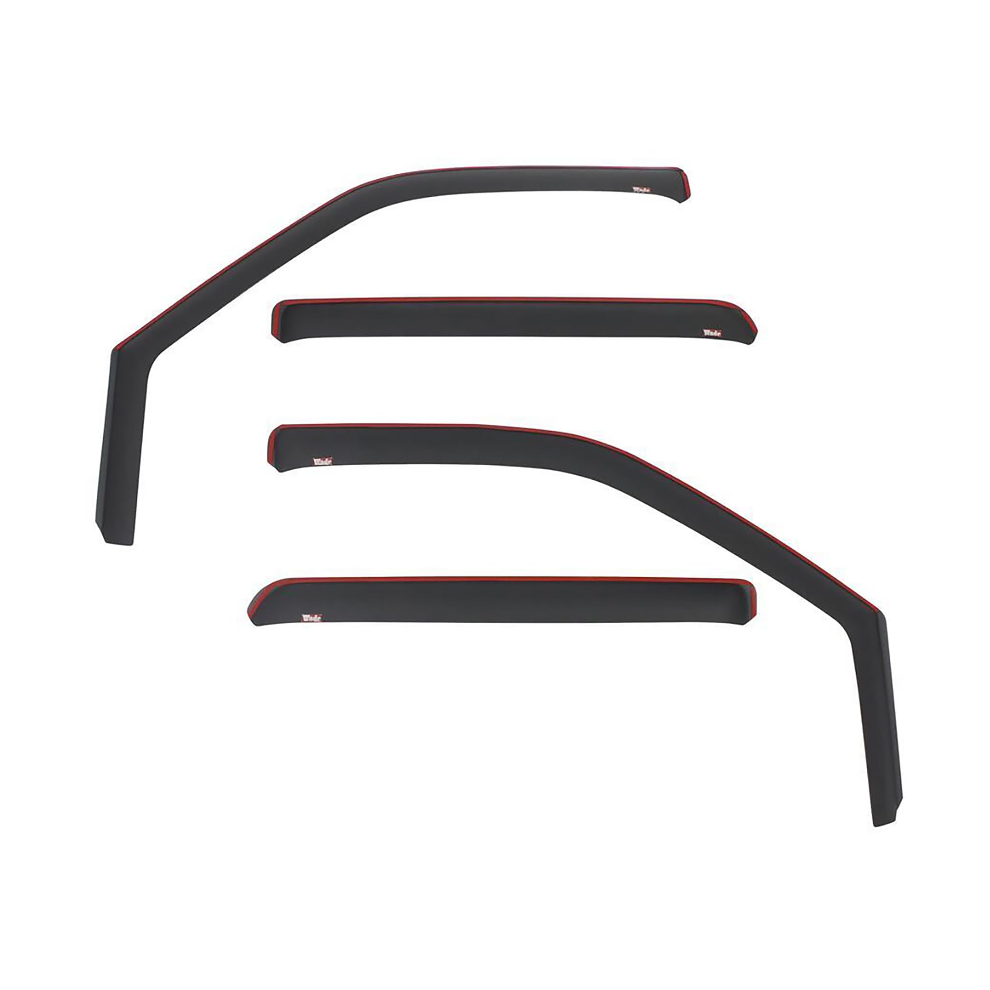 Westin 72-37907 Wind Deflector in-Channel 4pc Matte fits 2015-2020 F150 SuperCrew Cab 2017-2019 F250 F350 Super Duty Crew Cab