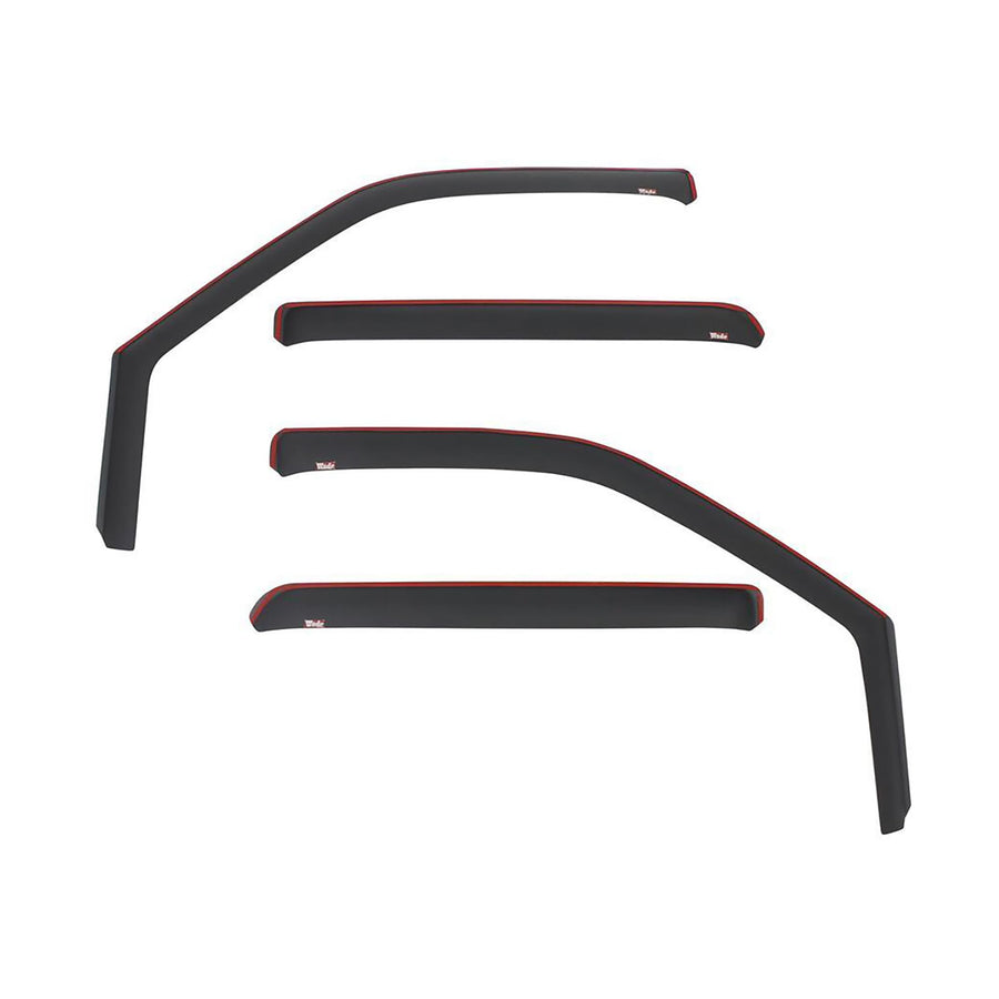 Westin 72-37907 Wind Deflector in-Channel 4pc Matte fits 2015-2020 F150 SuperCrew Cab 2017-2019 F250 F350 Super Duty Crew Cab