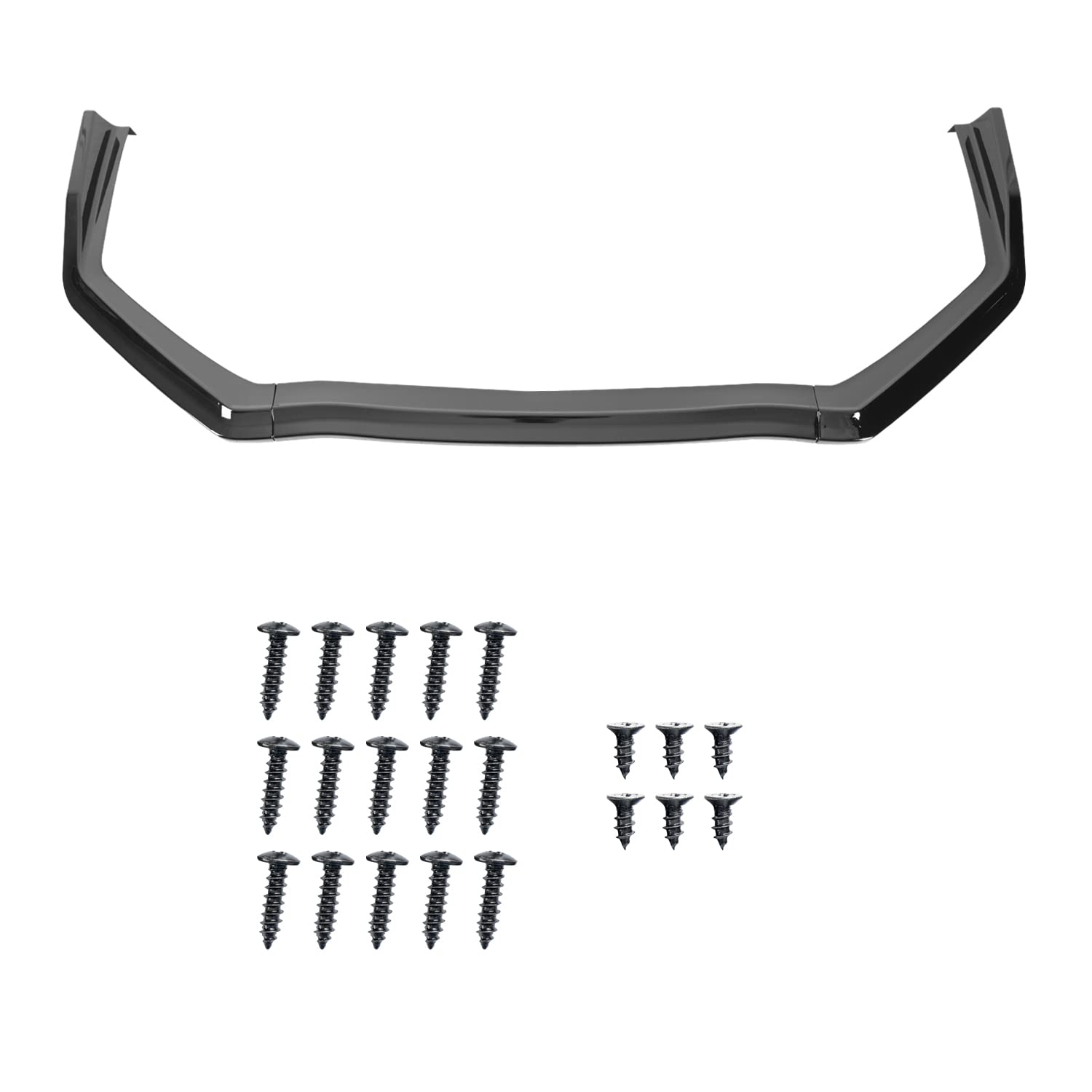 3PC Front Bumper Lip Spec-D Tuning Glossy Black Compatible with 2018-2021 Subaru WRX/STI
