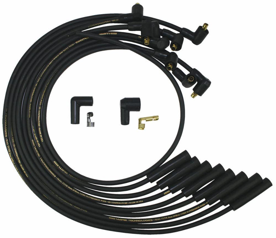 Moroso Mag Tune 9864M Spark Plug Wire Set, Fits Big Block Chevy Engine, Straight Plug Ends, Non HEI Distributor, Over Valve Cover Routing