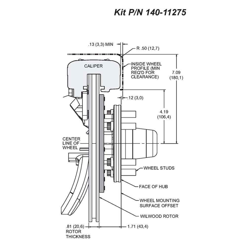 Brake Rotor Wilwood 14011275D