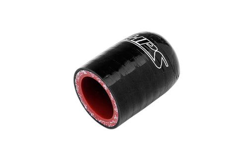 High Temperature HPS 7/8" (22mm) Black 3-ply Reinforced Silicone Coolant Cap Bypass Heater, 1-5/8" Length, 350F Max. Temp, 4mm Wall Thickness