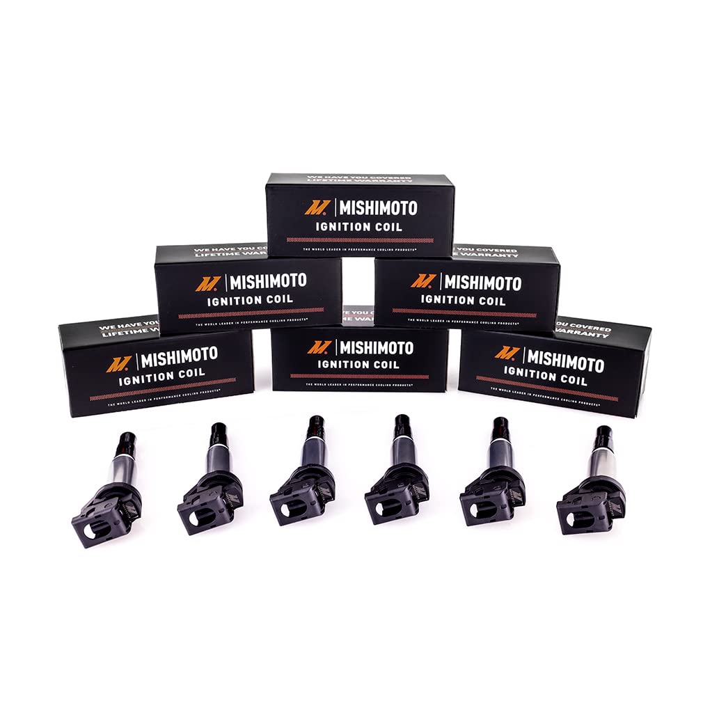 Mishimoto Compatible Ignition Coil With BMW M54, N20, N52, N54, N55, N62, S54, S62 2002+, Set of 6