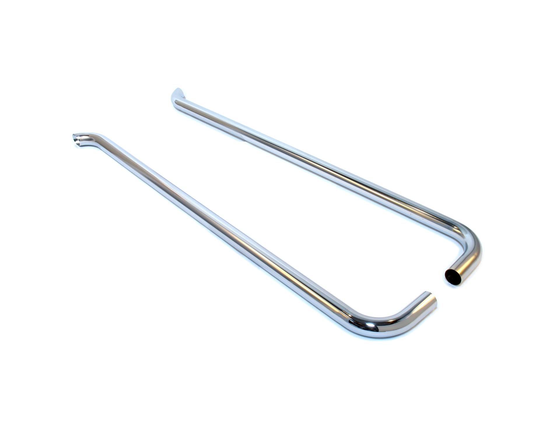 Chrome Slant Style Patriot Exhaust H1260 Lake Pipe Side Exhaust