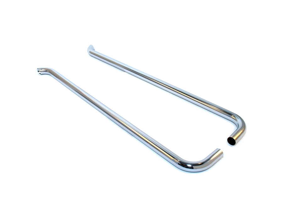 Chrome Slant Style Patriot Exhaust H1260 Lake Pipe Side Exhaust