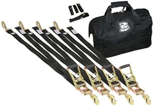 17pc Bulldog Winch Ratcheting Tie-Down Kit
