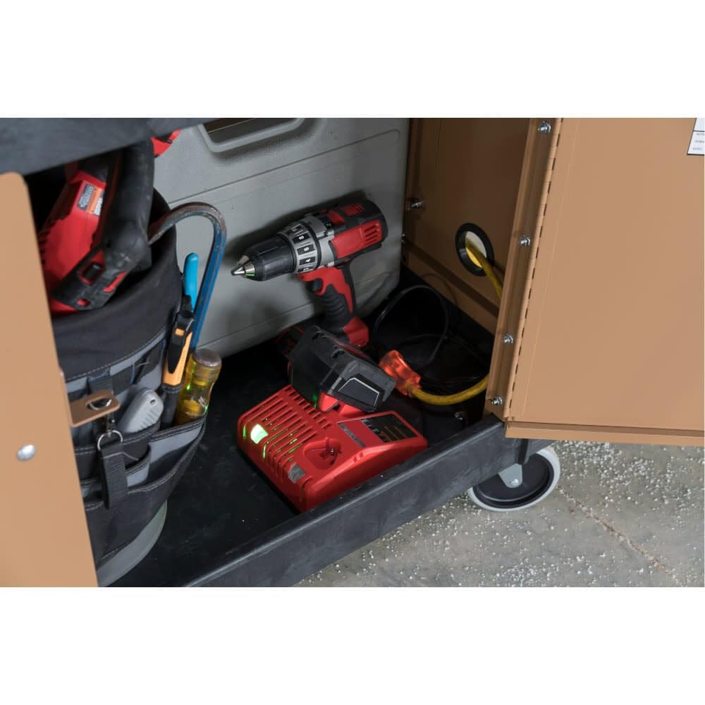 Knaack Security Paneling Portable Utility Cart, Heavy-Duty Steel, 16-Gauge, 2.5 x 2.5 x 5.5 in