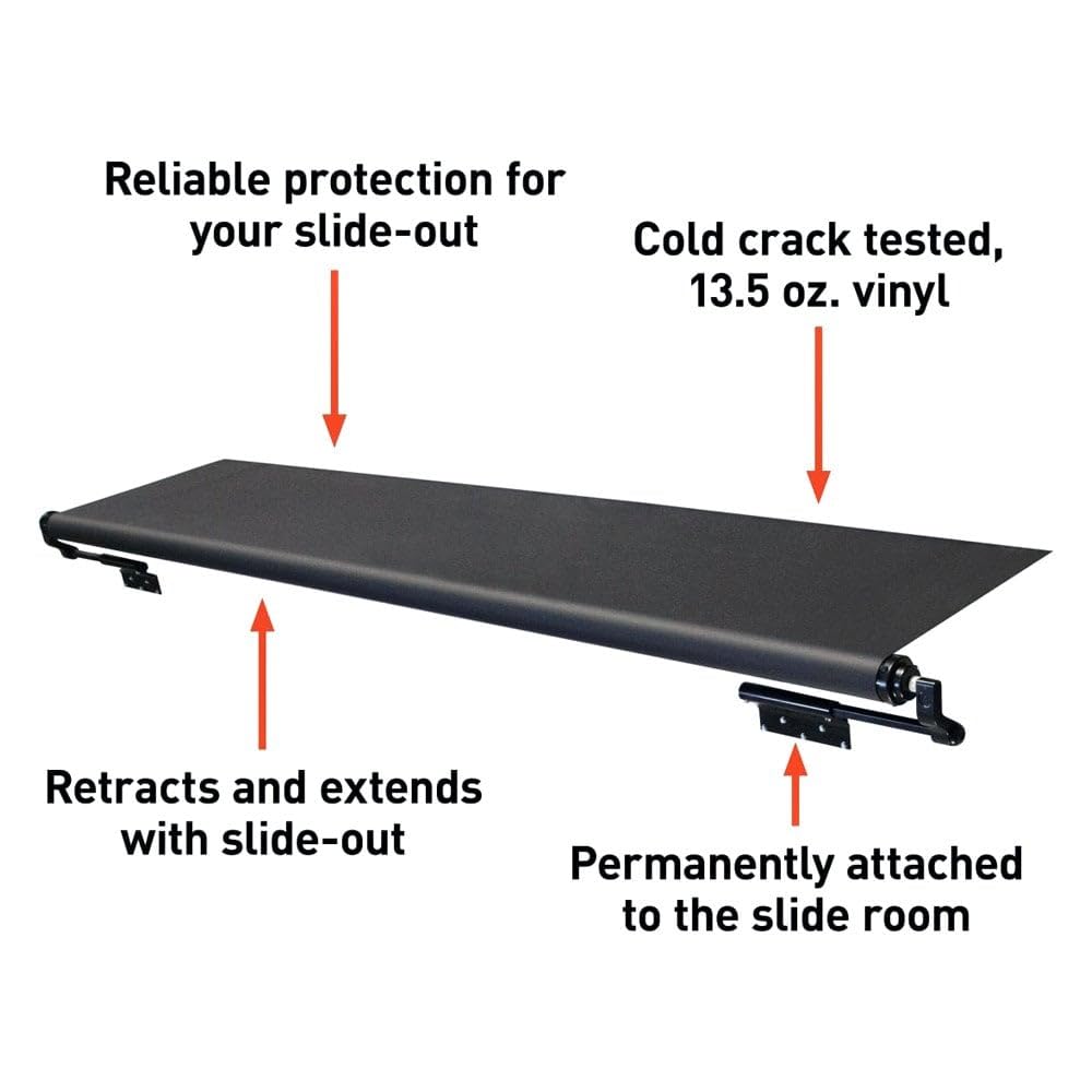 Black Slide Topper Awning Solera V000251477 - 15' (14'7" Fabric)