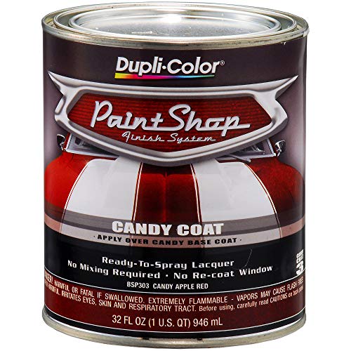 Paint Shop Finish System Dupli-Color BSP303 Base Coat – Candy Apple Red - 32 oz. Automotive Paint