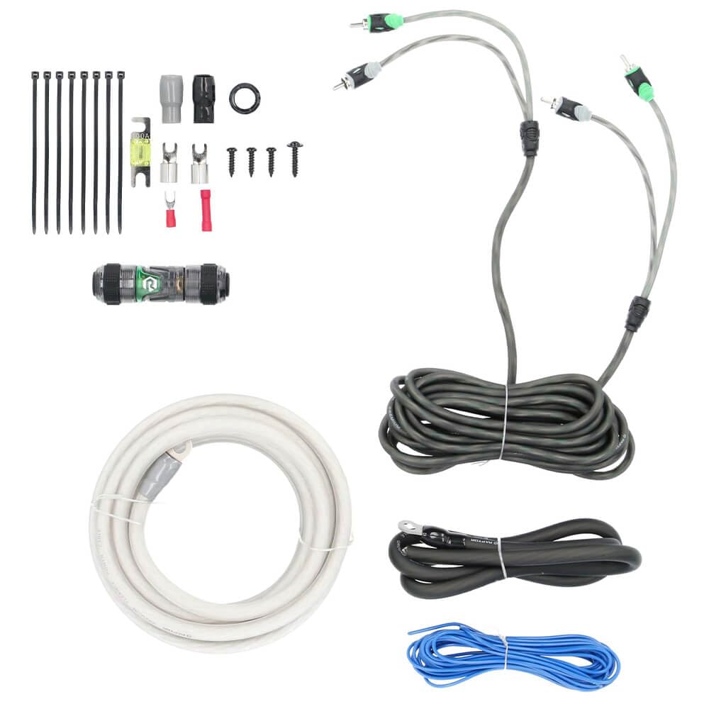 PRO SERIES RAPTOR BY METRA ELECTRONICS 1500W 4 AWG AMP KIT WITH RCA CABLE - R5A4