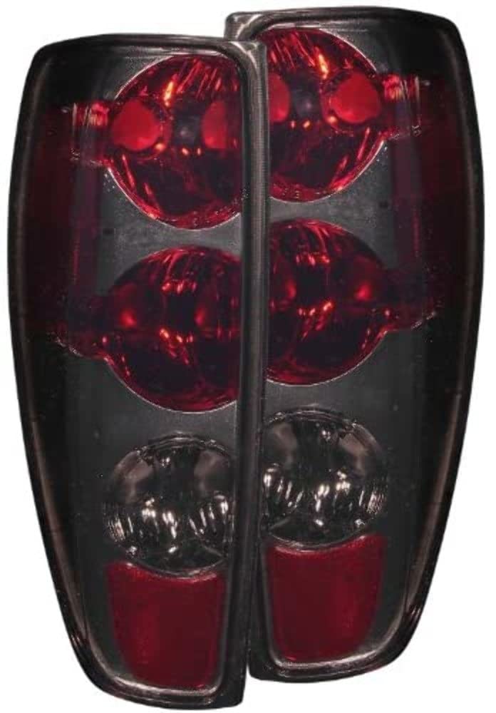 Chrome Euro Tail Light Set-Smoke Lens ANZO USA 211152