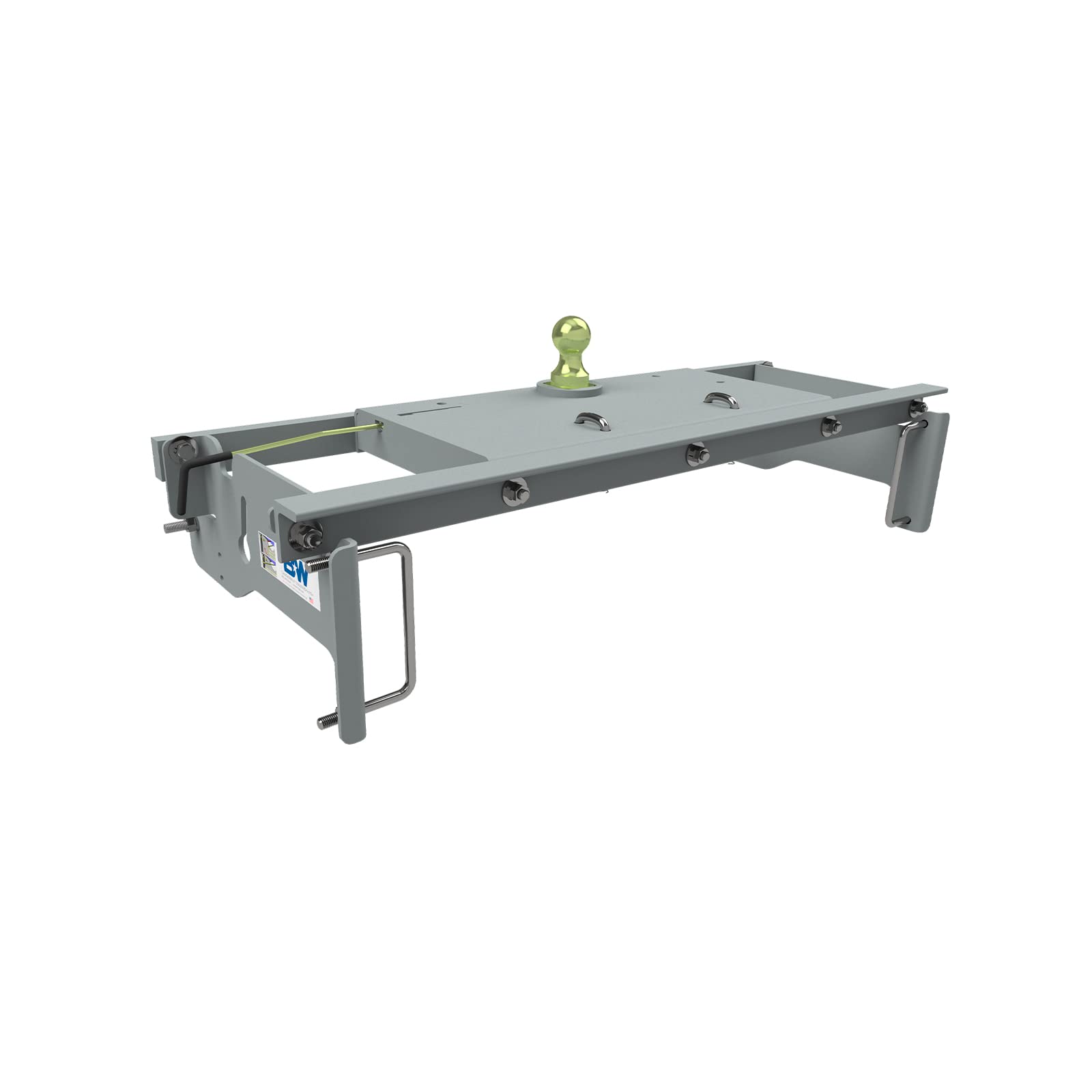 B&W Trailer Hitches Gooseneck Turnoverball Hitch - GNRK1308 - Compatible with 2006-2012 Ram 1500, 2500, 3500 Mega-Cab Trucks and 2010-2012 Ram 2500 & 3500 Gas Trucks