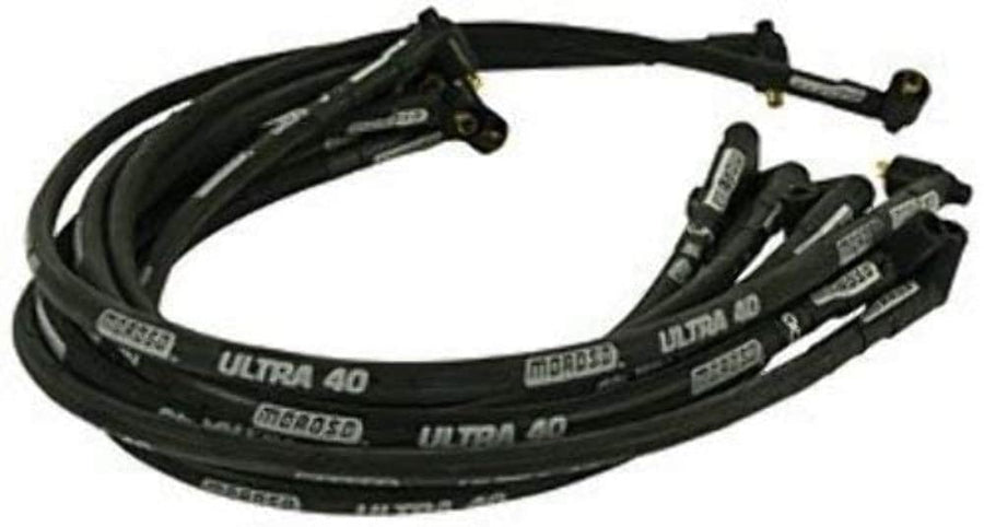 ULTRA WIRE SET, 40, SLEEVED, SBC, BLACK