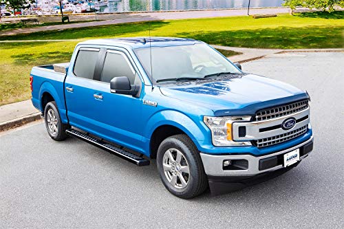 Lund Summit Ridge 2.0 Black Stainless Steel Running Boards for 2015-2018 Ford F-150 SuperCab