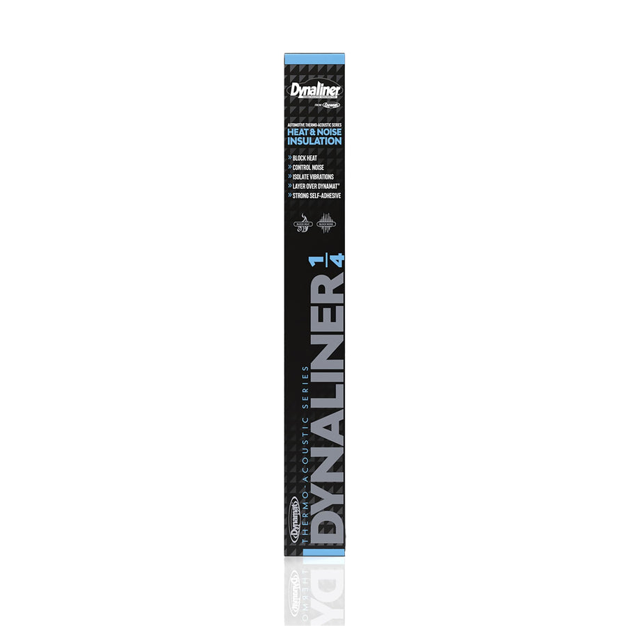 Dynamat 11102 Self-Adhesive Dynaliner 32" x 54" x 1/4" Thick Sound Deadener, Black – Made in USA