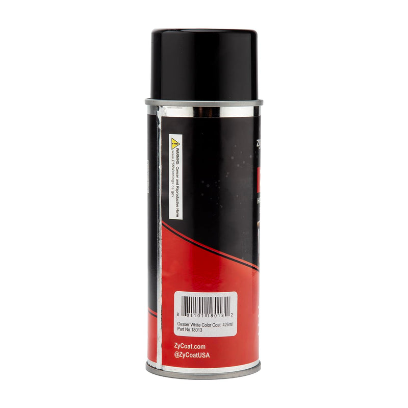 ZyCoat 18013 ZyCor DIY High Temperature Aerosol Coating - Gasser White Color Coat, 13 Ounce