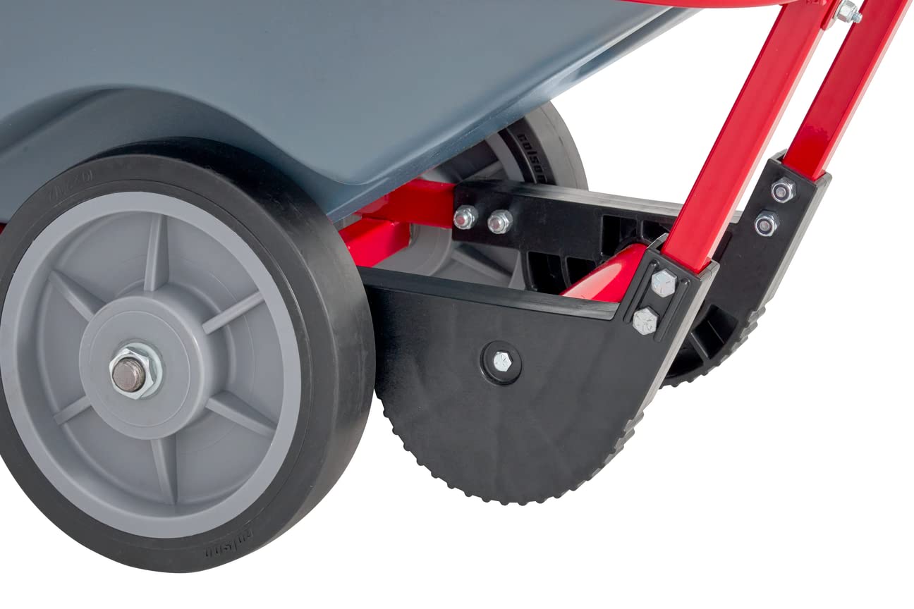 Rubbermaid Brute Dump Truck/Tilt Trash Cart/Garbage Collection/Recycling, 0.5 Cubic Yard, Standard Duty, 1,400 lbs., Gray, Distribution Centers/Warehouse/Manufacturing/Stadiums