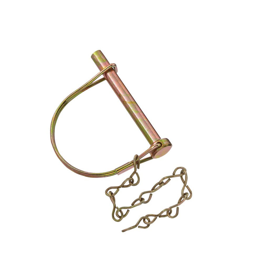 Coupler Lock Pin RV Designer H421 with Chain, 5/16 inch x 2-1/2 inch, Outside RV Towing Hardware