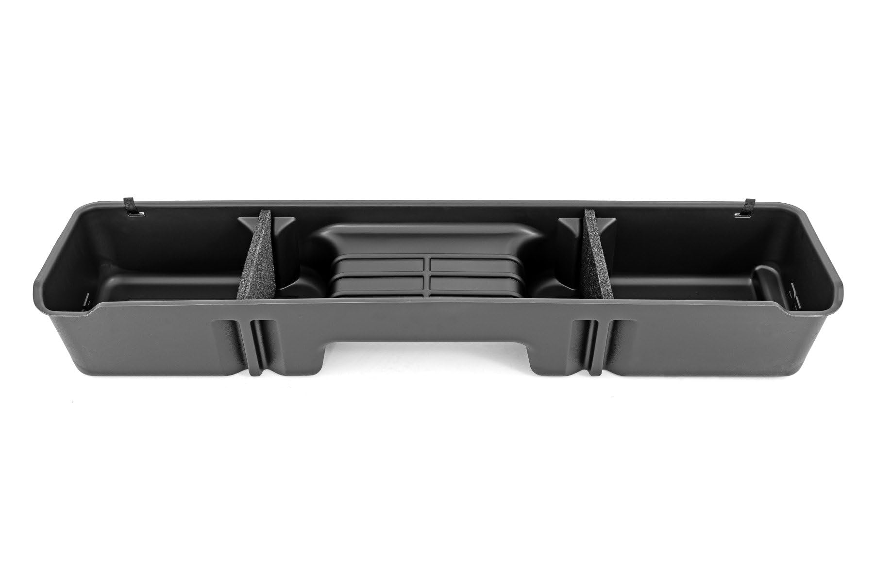 Rough Country Under Seat Storage for GMC Sierra & Chevy Silverado 1500/2500/3500 (1999-2006) Extended Cab - Durable, Anti-Skid Thermoplastic, Custom-Fit Underseat Truck Storage