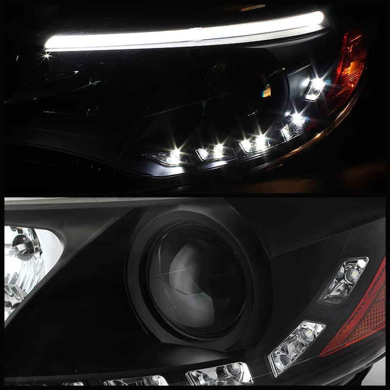 Projector Style Spyder Auto Headlights Black/Clear